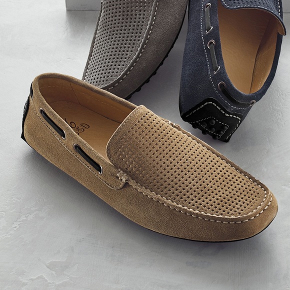 johnston and murphy suede loafers